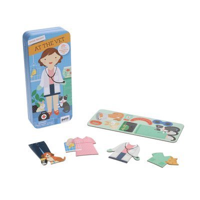 Shine Bright At the Vet Magnetic Dress Up - Petit Collage - Marchandise -  - 0810073340718 - 16 novembre 2021