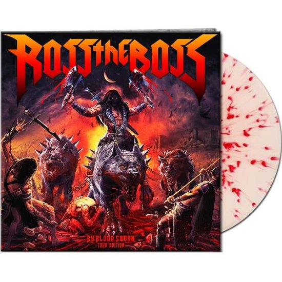 Cover for Ross the Boss · By Blood Sworn (Tour Edition) (White / Blood Splatter Vinyl) (LP) [Tour edition] (2018)