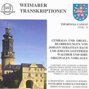 Cover for Bach,j.s. / Weimar Baroque Ensemble / Standage · Harpsichord &amp; Organ Arr in Weimar (CD) (1997)