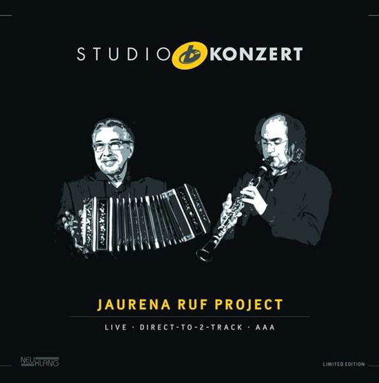 Cover for Ruf Jaurena Project · Studio Konzert (180 Gr.Vinyl) (LP) [Limited, High quality edition] (2017)