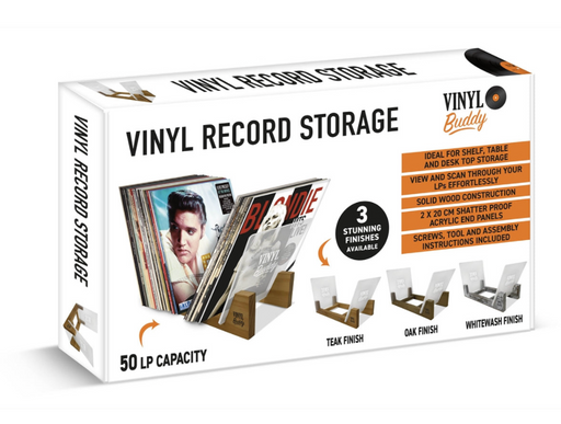 Vinyl Buddy Vinyl Record Storage Oak Finish - Vinyl Buddy - Merchandise - VINYL BUDDY - 4897109420718 - 