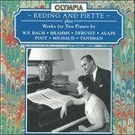 Cover for Wilhelm Friedemann Bach  · Musica Per Piano A 4 Mani E 2 Piano - Reding &amp; Piette (Piano) / (CD)