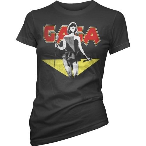 Cover for Lady Gaga · Metal Skinny Grey (T-shirt) [size S] (2010)