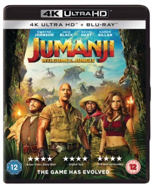Cover for Jumanji Welcome to the Jungle Uhd · Jumanji Welcome To The Jungle (4K UHD Blu-ray) (2019)