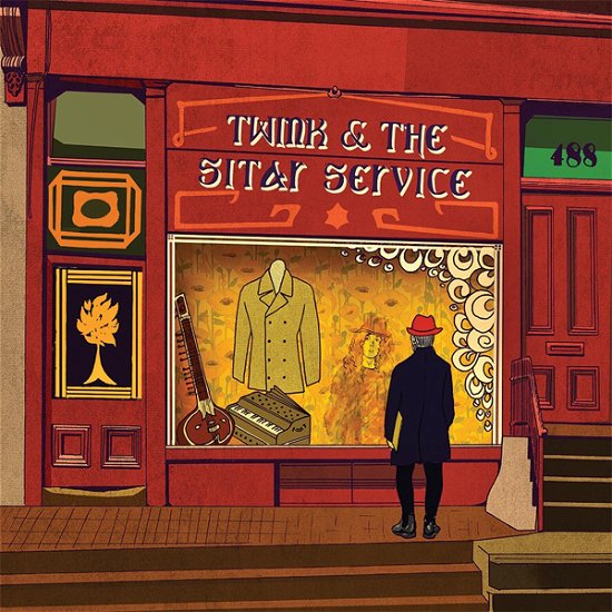 Cover for Twink &amp; the Sitar Service (CD) (2023)