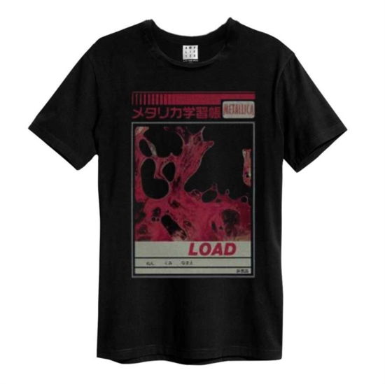 Metallica Load Amplified Vintage Black Small T Shirt - Metallica - Produtos - AMPLIFIED - 5054488305718 - 1 de dezembro de 2023