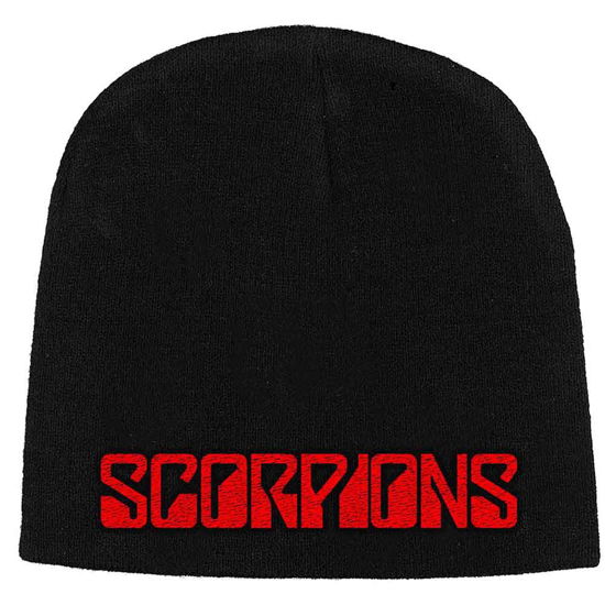 Scorpions Unisex Beanie Hat: Logo - Scorpions - Produtos - PHM - 5055339792718 - 28 de outubro de 2019