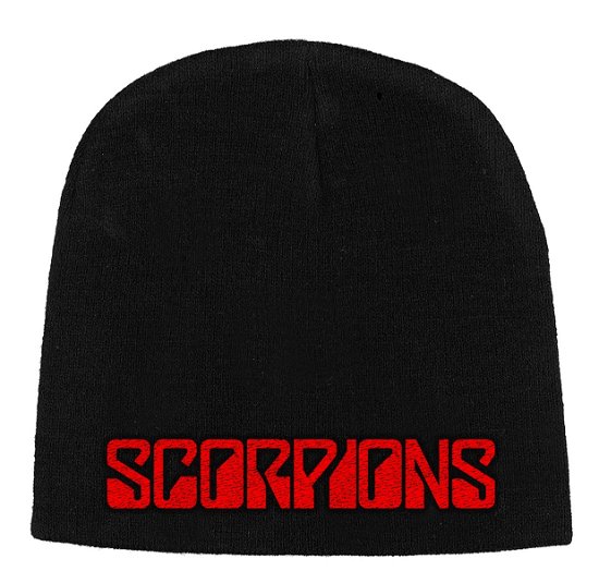 Cover for Scorpions · Scorpions Unisex Beanie Hat: Logo (Bekleidung) [Black - Unisex edition] (2019)
