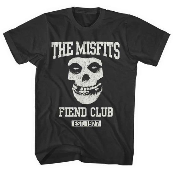 Misfits Unisex T-Shirt: Fiend Club - Misfits - Fanituote - PHM - 5056012003718 - maanantai 17. huhtikuuta 2017