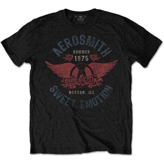 Aerosmith Unisex T-Shirt: Sweet Emotion - Aerosmith - Merchandise - Epic Rights - 5056170611718 - 8. januar 2020