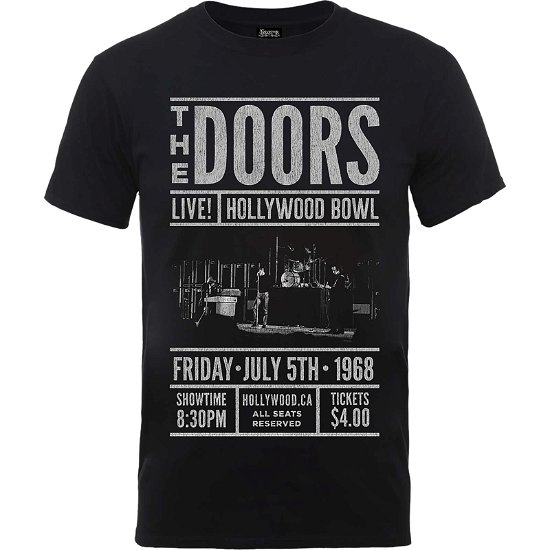 The Doors Unisex T-Shirt: Advance Final - The Doors - Produtos - Merch Traffic - 5056170624718 - 22 de janeiro de 2020