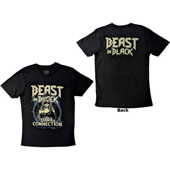 Beast in Black Unisex T-Shirt: Dark Connection Girl (Back Print) - Beast in Black - Koopwaar -  - 5056737234718 - 