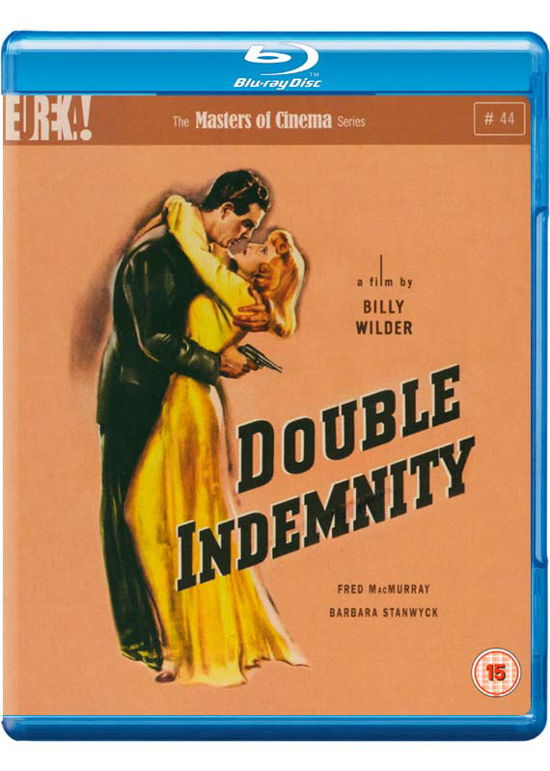 Cover for DOUBLE INDEMNITY Masters of Cinema Bluray · Double Indemnity (With Booklet) (Blu-Ray) (2012)