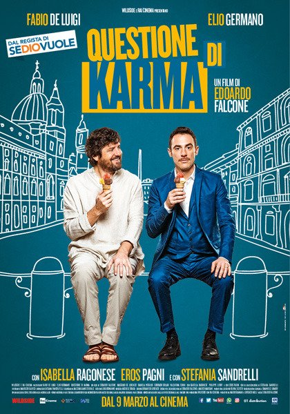 Cover for Fabio De Luigi,elio Germano,philippe Leroy,eros Pagni,isabella Ragonese,stefania Sandrelli · Questione Di Karma (DVD) (2017)