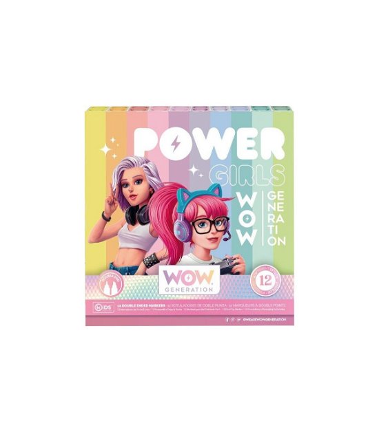 Cover for Wow Generation · Double-ended Squared Markers (2111078-wow00060-cdu) (Toys)