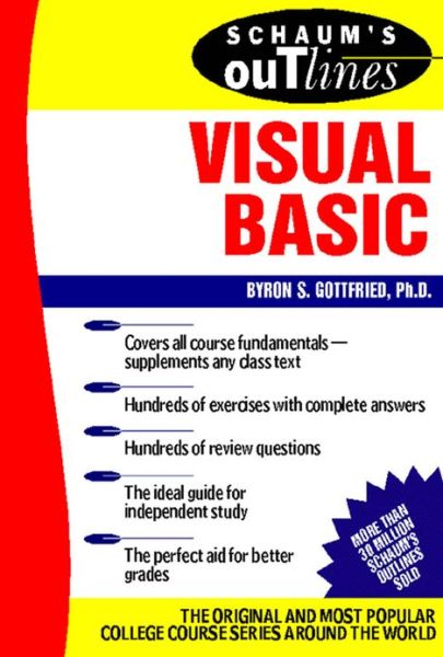 Cover for Byron Gottfried · Schaum's Outline of Visual Basic (Paperback Book) [Ed edition] (2001)