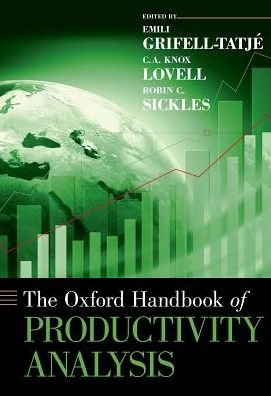 Cover for The Oxford Handbook of Productivity Analysis - Oxford Handbooks (Gebundenes Buch) (2018)