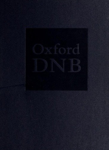 Cover for Oxford · Oxford Dictionary National Biography Volume 21 (Hardcover Book) (2012)