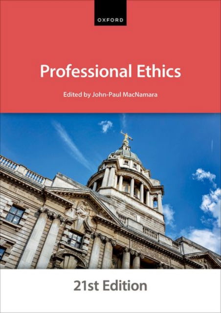 Cover for The City Law School · Professional Ethics (Paperback Book) [21 Revised edition] (2024)