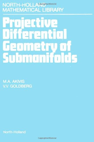 Cover for Akivis, M.A. (Moscow Institute of Steel and Alloys, Department of Mathematics, Moscow, Russia) · Projective Differential Geometry of Submanifolds - North-Holland Mathematical Library (Hardcover Book) (1993)