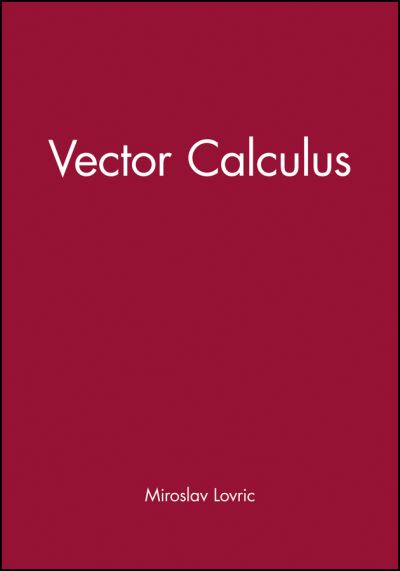 Cover for Lovric, Miroslav (McMaster University) · Student Solutions Manual to accompany Vector Calculus (Paperback Book) (2007)