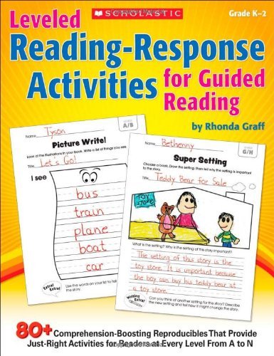 Cover for Rhonda Graff · Leveled Reading-response Activities for Guided Reading: 80+ Comprehension-boosting Reproducibles That Provide Just-right Activities for Readers at Every Level from a to N (Paperback Book) (2013)