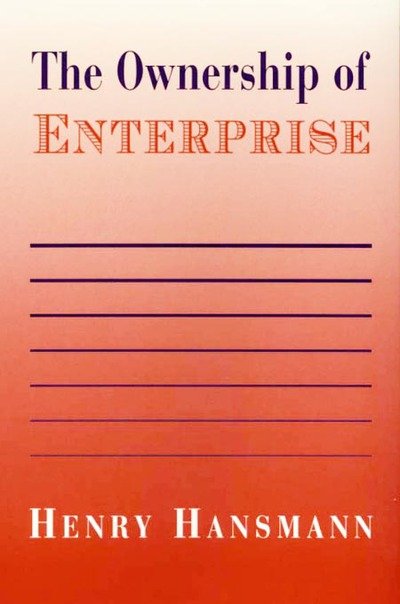 Cover for Henry Hansmann · The Ownership of Enterprise (Paperback Book) (2000)