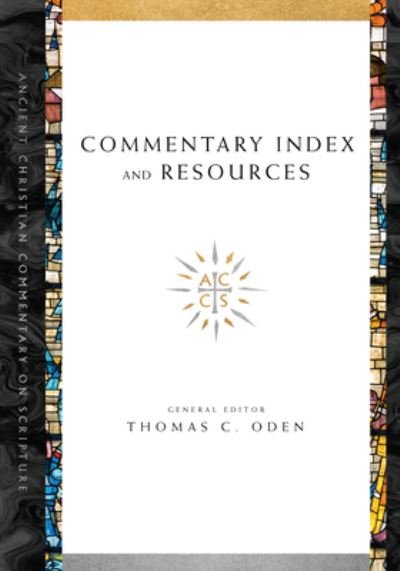 Cover for Thomas C. Oden · Commentary Index and Resources (Paperback Book) (2019)