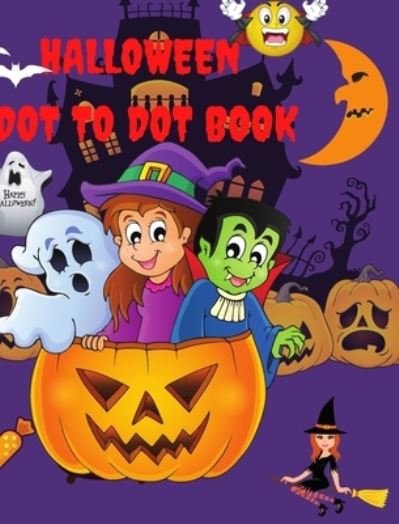 Cover for Inc. Blurb · Halloween Dot to Dot for kids (Hardcover Book) (2024)