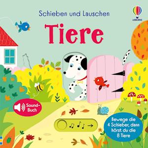 Schieben und Lauschen: Tiere -  - Książki - Usborne - 9781035702718 - 14 listopada 2024