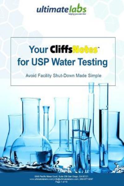 Cover for Ultimate Labs · Your Cliffsnotes for Usp Water Testing (Paperback Book) (2016)