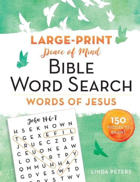 Cover for Peace of Mind Bible Word Search: Words of Jesus (Bok) (2020)