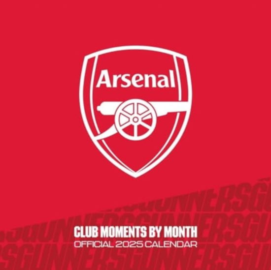 Cover for Arsenal FC Legends Square Calendar 2025 (Calendar) (2024)