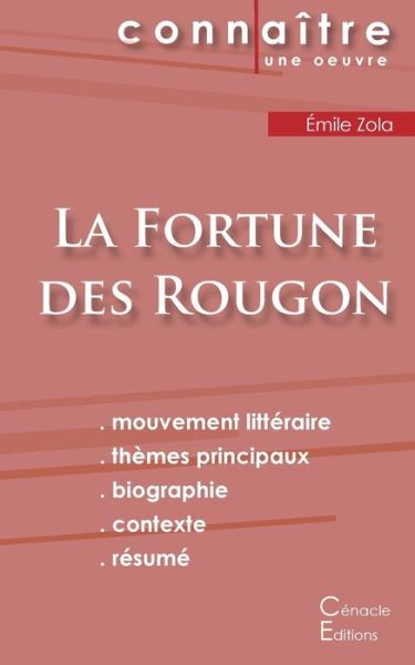 Cover for Emile Zola · Fiche de lecture La Fortune des Rougon de Emile Zola (Analyse litteraire de reference et resume complet) (Pocketbok) (2022)