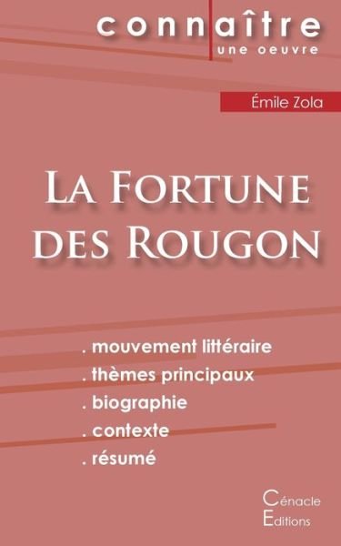 Cover for Emile Zola · Fiche de lecture La Fortune des Rougon de Emile Zola (Analyse litteraire de reference et resume complet) (Paperback Bog) (2022)