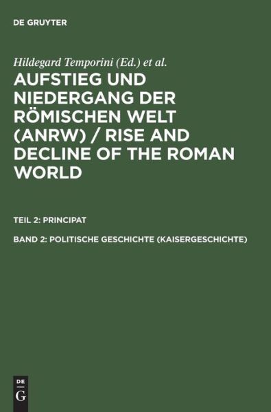 Cover for Hildegard Temporini · Politische Geschichte (Kaisergeschichte) (Hardcover Book) (1975)