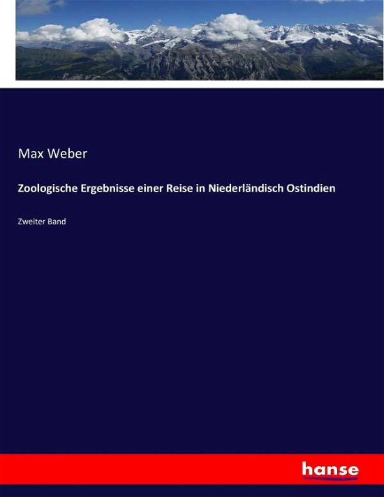 Cover for Weber · Zoologische Ergebnisse einer Reis (Bok) (2017)