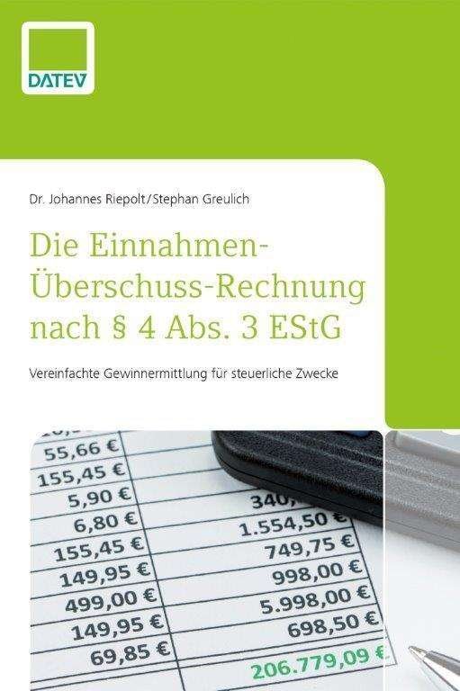 Cover for Riepolt · Die Einnahmen-Überschuss-Rechnu (Book)