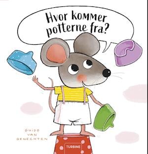 Cover for Guido van Genechten · Hvor kommer potterne fra? (Innbunden bok) [1. utgave] (2022)