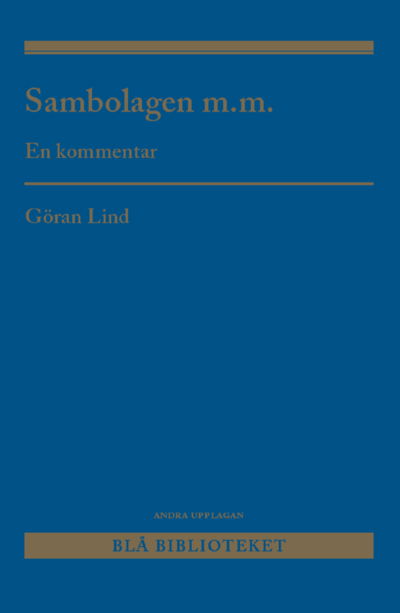 Cover for Göran Lind · Sambolagen m.m. : En kommentar (Bok) (2022)