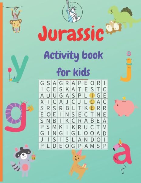 Cover for Dali Notebooks and Journals · Jurassic Activity book for kids (Paperback Book) (2020)