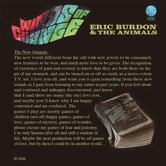 Winds of Change - Burdon, Eric & the Animals - Muziek - Sundazed Music, Inc. - 0090771548719 - 21 september 2018
