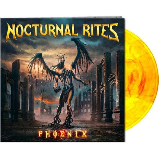 Cover for Nocturnal Rites · Phoenix (Yellow Clear / Red Marbled) (LP) (2017)
