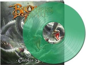 Cover for Brothers of Metal · Emblas Saga (Clear Green Vinyl) (LP) (2023)