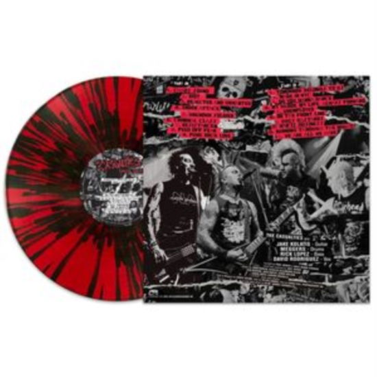 Cover for Casualties · Until Death - Studio Sessions (Red / Black Splatter Vinyl) (LP) (2023)