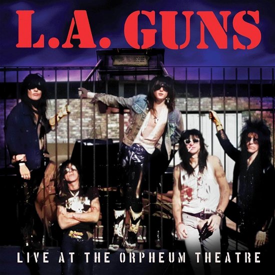 Cover for L.a. Guns · Live at the Orpheum Theatre - Red Marble (LP) (2024)