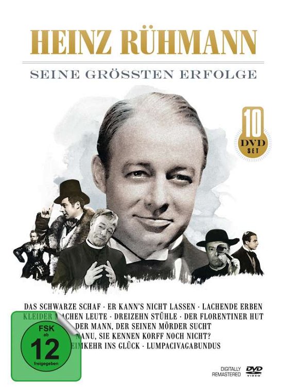 Cover for Rühmann,heinz / Lowitz,siegfried,carstens,lina/+ · HEINZ RÜHMANN-SEINE GRÖßTEN ERFOLGE (DVD) (2016)