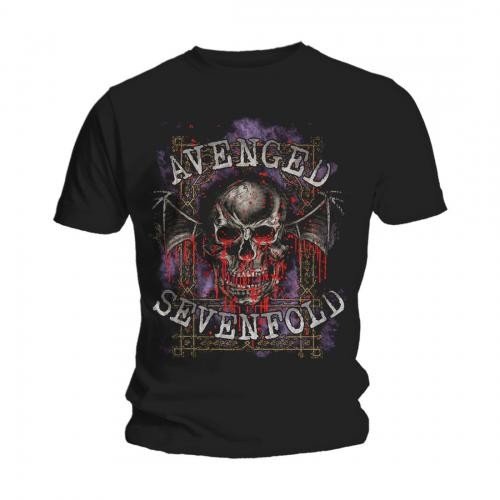 Cover for Avenged Sevenfold · Avenged Sevenfold Unisex T-Shirt: Bloody Trellis (T-shirt) [size S] [Black - Unisex edition] (2012)