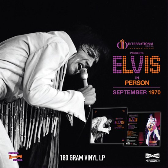Las Vegas International Presents Elvis - September 1970 - Elvis Presley - Muziek - MEMPHIS - 5024545943719 - 26 november 2021