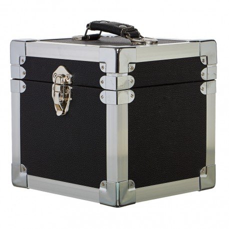 7 Inch 50 Record Storge Carry Case - Black - Produtos - STEEPLETONE - 5025088207719 - 